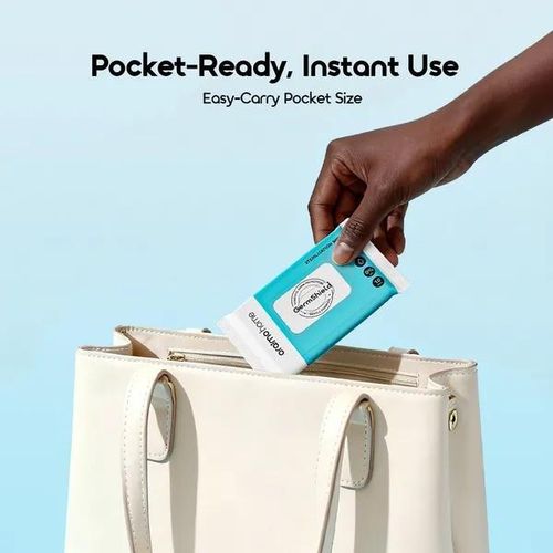 product_image_name-Oraimo-2in1 GermShield Alcohol-Free & Plant-Based Sterilization Wipes-6