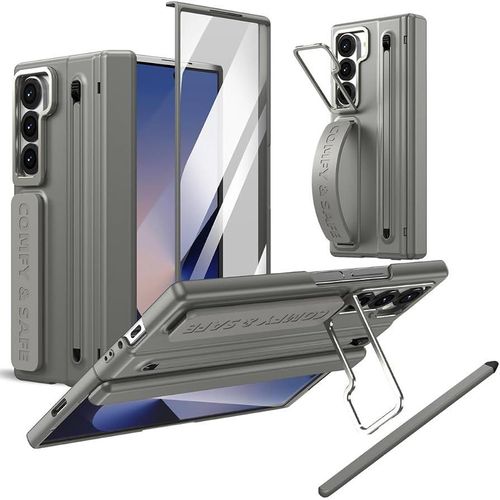 Generic Samsung Galaxy Z Fold 6 Quality S-pen Leather Case Case
