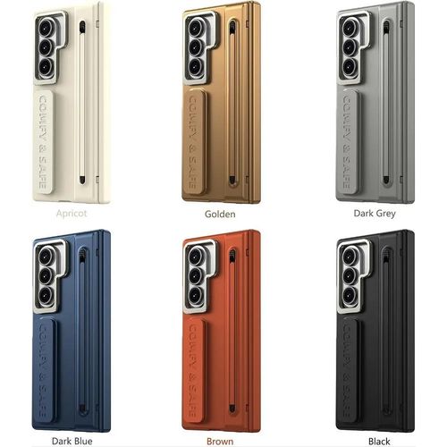 Generic Samsung Galaxy Z Fold 6 Quality S-pen Leather Case Case - image 3
