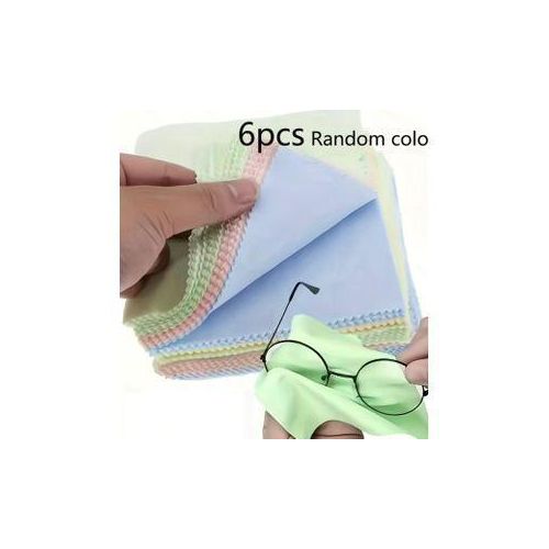 Clo 6pcs microfiber cleaning cloth, Glasses Cleaner, Camera cleaner