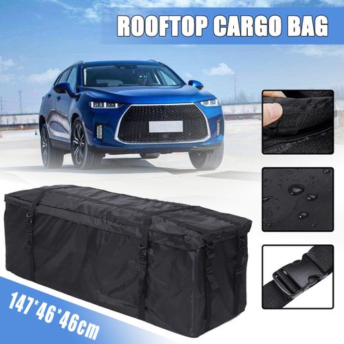 Generic Huge Waterproof Car Roof Top Rack Bag Cargo Carrier Luggage Storage  Travel Bag