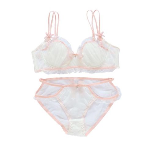 Lolita Girls Underwear Cute Bra & Panties Set Underwear Sleep