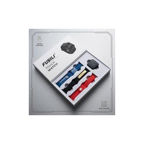 Fusili Unisex Touch Watch With Versatile Rubber Strap Watch