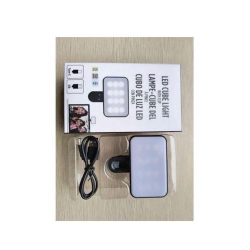 Generic Portable mini led cube influencer light for selfie & video recording 3 color fill light