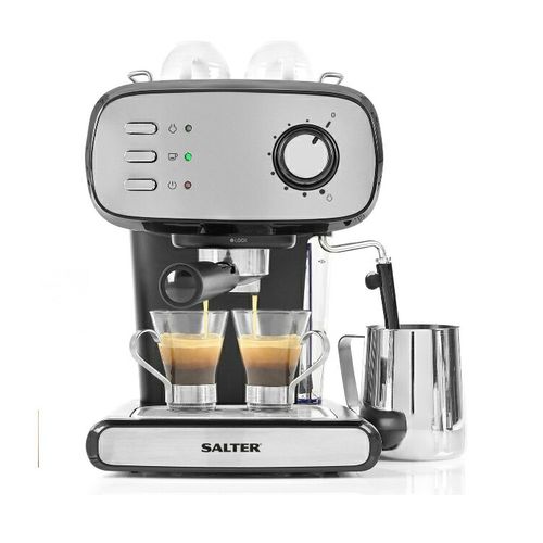 Salter CAFFÈ Barista Pro Espresso, Cappuccino, Latte, Coffee Maker