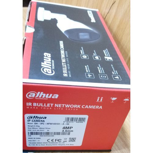 dahua 2mp ip bullet camera with audio