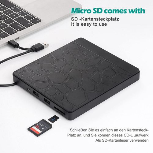 External DVD Drive USB 3.0 Type-C CD/DVD Drive Slot-in DVD Player for  Laptop Disk Drive DVD Burner Reader CD ROM External Drive for Laptop Mac  MacBook PC Windows 11 Desktop 