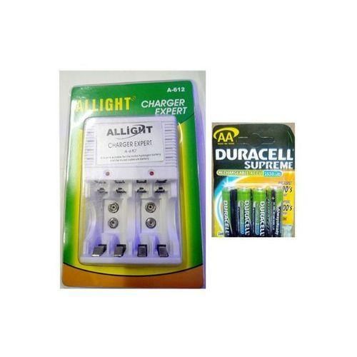 Generic Allight Battery Charger With Duracell AA Rechargeable Battery