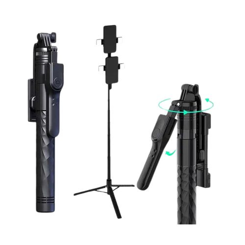 product_image_name-Generic-K28 Wireless Bluetooth Selfie Stick Tripod With Remote Control – Extendable Phone Stand-1