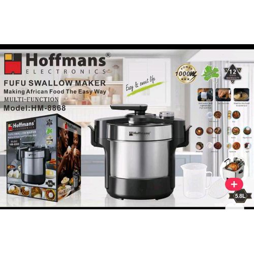 Hoffmans  Fufu &Swallow Maker Fully Automatic Automatic All-Purpose Yam/ fufu / Eba Pounder -Family Size