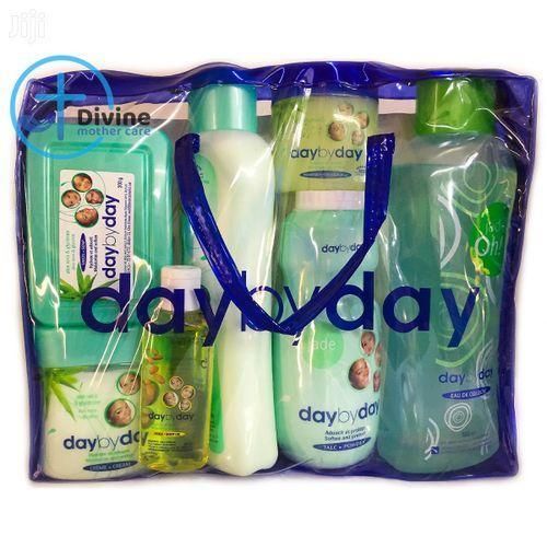 product_image_name-Day By Day-New Baby Set (Almond Oil,Soap,Baby Cologne,Powder,Wipe,Cream Jelly)-1