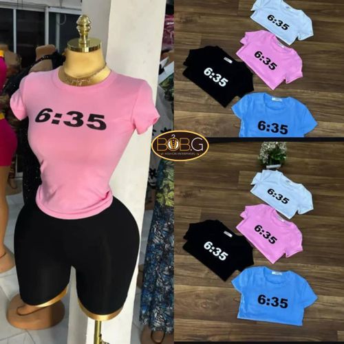 Fashion 6:35 Ladies Beautiful Top-Blue