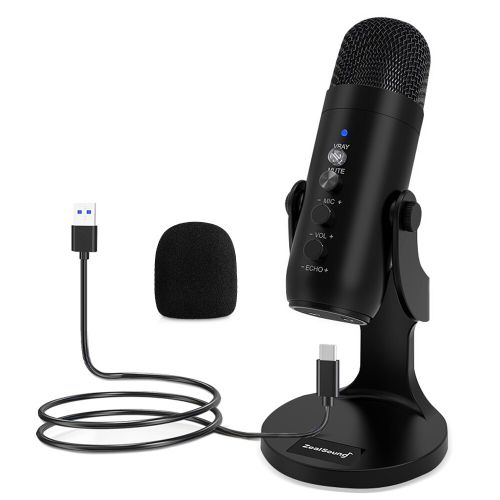 ZealSound USB Microphone Review & Sound Test (Model: K66) 