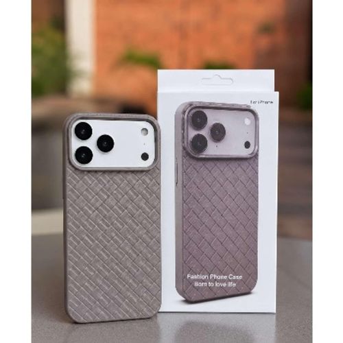 Generic Woven Leather Pouch Case For iPhone 12 / 12 Pro - image 2
