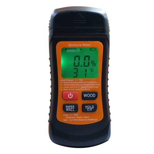 Generic Wood Moisture Meter Digital Moisture Detector Moisture Tester Damp Tester Dampness Meter Portable Hygrometer Thermometer for Wood Building Material Walls Paper NO5114 Jumia Nigeria