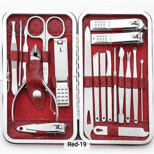 product_image_name-TD-Professional Stainless Steel Nail Clipper Pedicure & Manicure Red-2