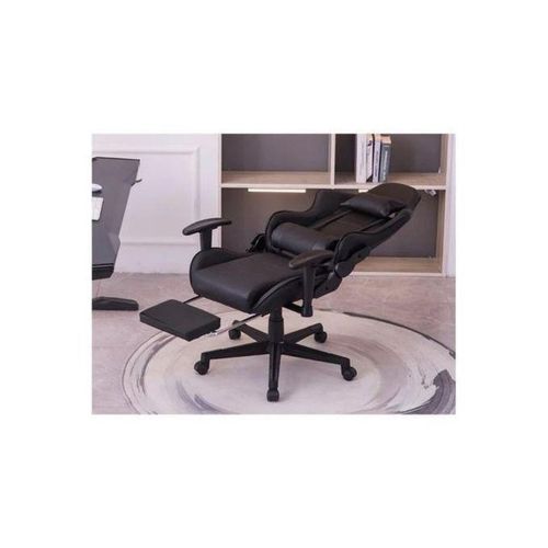 Generic Gaming Chair With Footrest And Lumbar Support