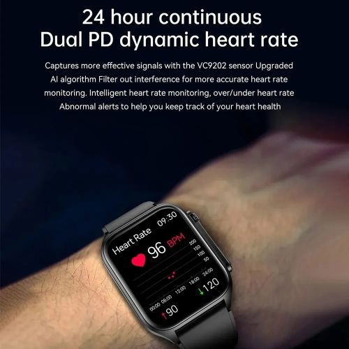 product_image_name-Generic-Blood Glucose ECG+PPG Blood Pressure Measurement IP67 Waterproof Sport Men Smartwatches-5
