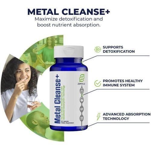 product_image_name-Zemvelo-Metal Cleanse+ - 60 Cap Supports Detoxification Promotes Healthy Immune System Defends Against Heavy Metals 60 Day Supply-3