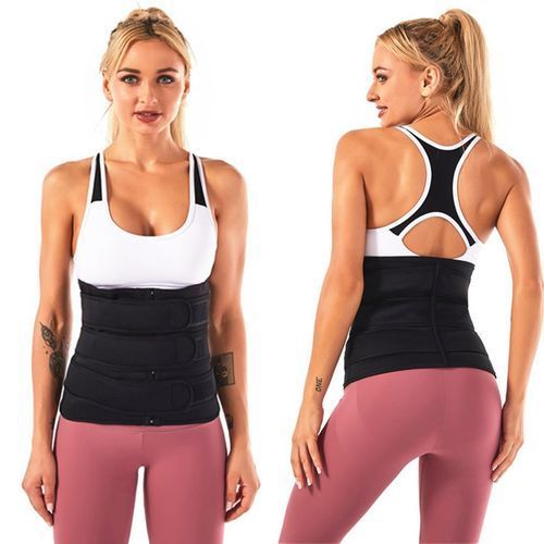 Generic Neoprene Waist Trainer Lower Belly Stomach Fat Burning Slimming  Women Plus Size Waist Cincher Lady Slim Girdle Waste Trainers