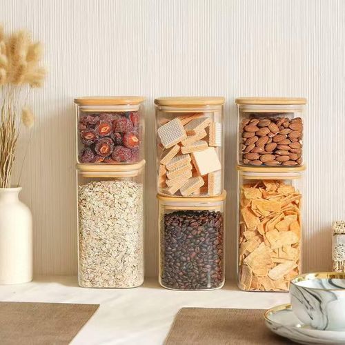 Generic 6pcs Acrylic storage container