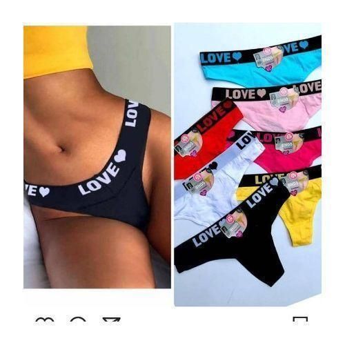 UNIC  Ladies  Beautiful Bold Lov Band Panties 4Pieces