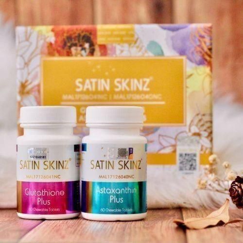 satin glutathione plus ORIGINAL HQ] SKINZ GLUTATABS Satin Skinz Glutathione Plus Astaxanthin