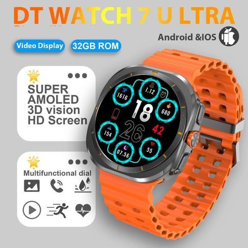 Generic Watch 7 Ultra Smart Watch 2025 HD MP3/MP4 Player GPS Tracker Smartwatch