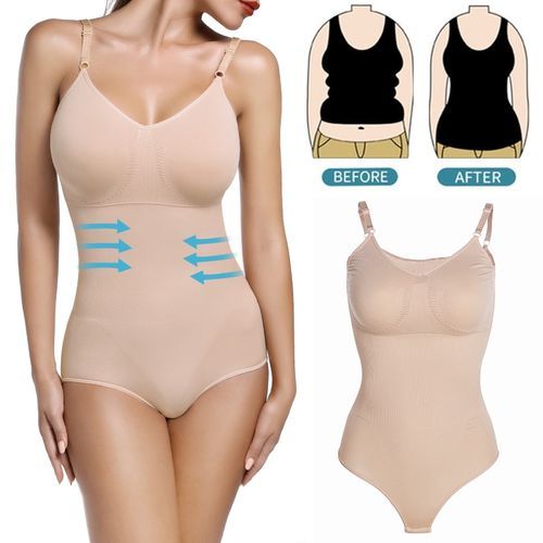 Women Full Bodysuit Firm Tummy Control Shapewear Corset Open Bust