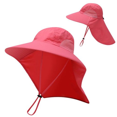 Fashion Women's Hat UV Protection Cap Summer Outdoor Fishing Climbing Sun  Hat With Neck Flap Hats For Women шляпа женская летняя