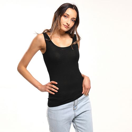 Fashion (black)Spring Summer Sleeveless Tank Tops Women Round Neck Loose T  Shirt Fitness Tight Tank Top Ladies Vest Singlets Camisole WAR