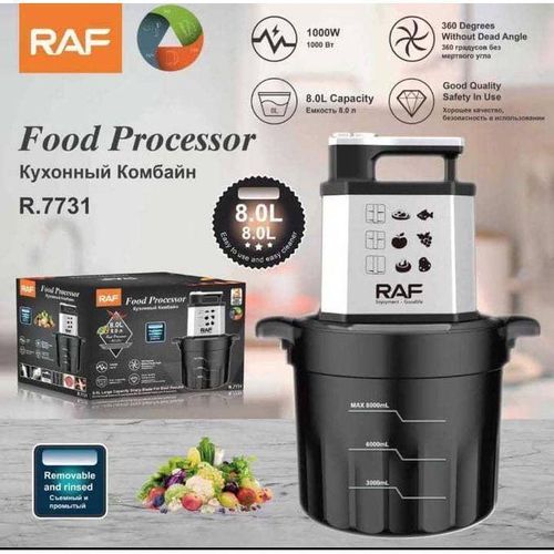 RAF 8 Liters Stainless Steel Food Processor/ Yam Pounder- Yam Pounding Machine