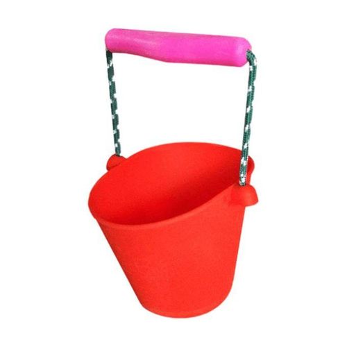 Generic Portable Silicone Beach Sand Buckets Toy For Kids Camping