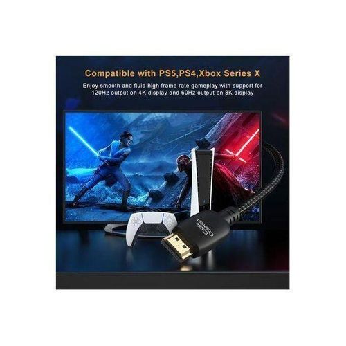 product_image_name-LASA-Hiqh Quality 8k Ultra High Speed Hdmi Cable - Black - 3 M-3