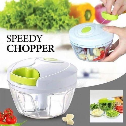 Generic Manual Speedy Food Chopper – Vegetable & Fruit Cutter - 1 Pcs