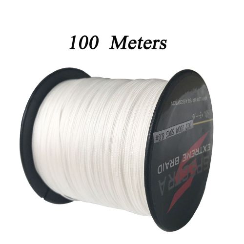 Generic 12 Line Net 500M 1000M Wire Weaving Braided PE 300M Fishing  Multifilament Line AS Grey /White 100M Color Lure Line Strands