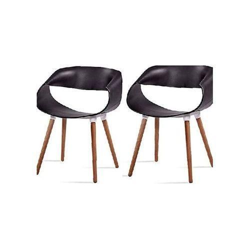 Generic EAMES RESIN RIBBON DESIGNED PLASTIC CHAIR BLACK - image 3