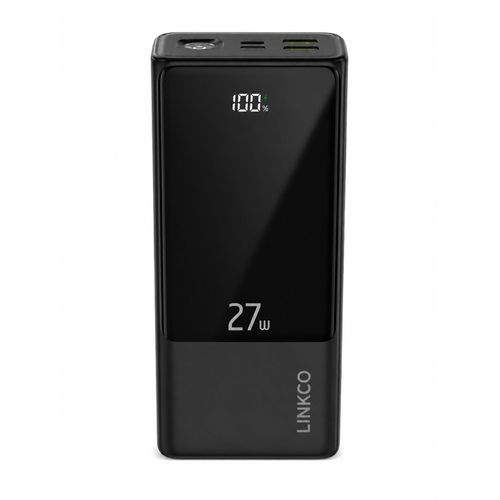 LINKCO LKP-31Q 30000mAh Power Bank - 27W Fast Charging - LED Display & Flashlight - image 2