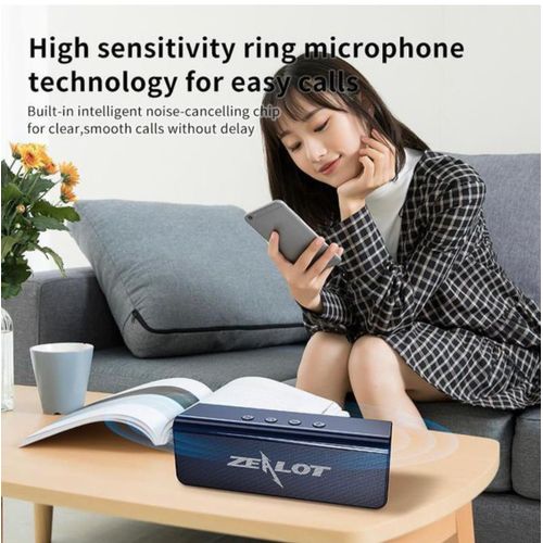 Zealot S31 Unique Design 2000mAh Capacity 10W Portable Bluetooth Speaker - image 5
