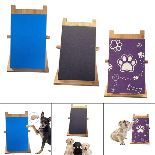 Dog Scratching Board Dog Scratch Pad Interactive Pet Toy No Fear Nail  Scratcher Board for Small Medium Large Breeds Blue 