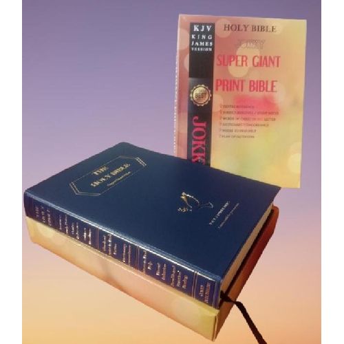 Generic Holy Bible KJV Super Giant Print Reference Bible,Presentation Page,Centre References,Study Notes, Concordance/Dictionary - image 5