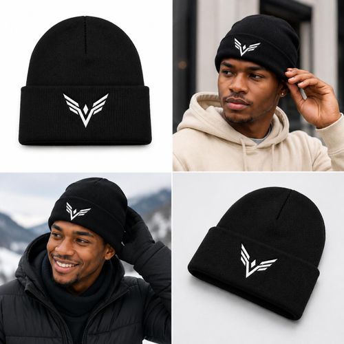 Fashion  UNISEX FOLDABLE 2 in 1 HEADWARMER BEANIE HAT