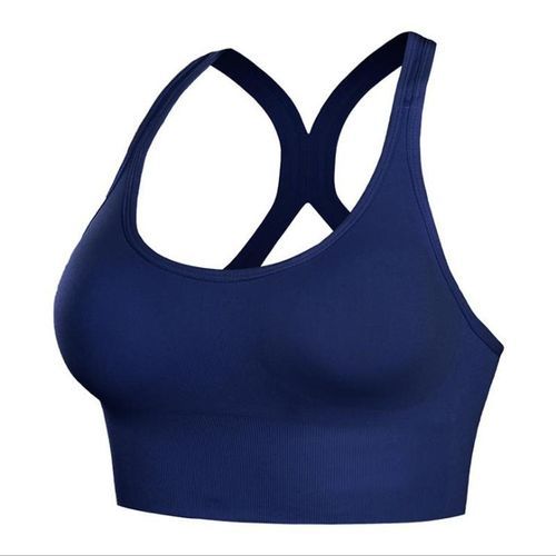 Fashion Shockproof Quick Dry Sports Bra Women Padded Gather