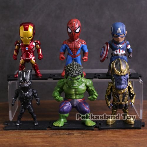 Marvel Avengers Figurine Marvel Avengers Infini Guerre Iron Man Spider-Man  Captain America Modèle Personnage Animé Modèle Enfants Jouet 17 CM Winter  Soldier