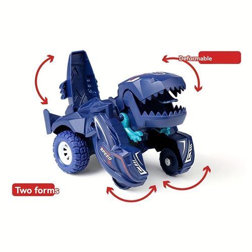 product_image_name-Digabi-2-in-1 Automatic Transforming Dinosaur Car Toy - Robot Mode with Moving Wheels, Interactive Toy for 3-5 Years Boys & Girls, Dino Lover Gift for Birthday/Christmas, Compatible with Major Toys-Blue-5