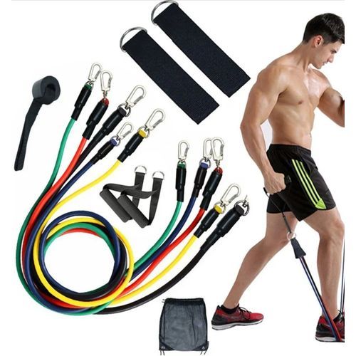 Generic 11x/Set Resistance Bands Workout Bands Elastic Fitness