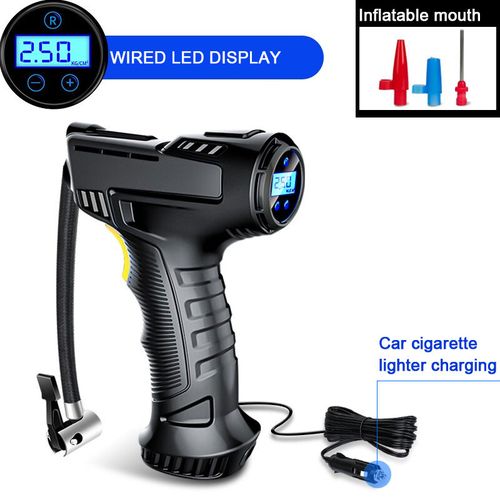 Wireless Air Pump Portable Tire Inflator With LED Screen DC12V