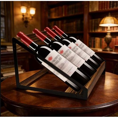 Generic Wooden Wine Bottle Holder - image 3
