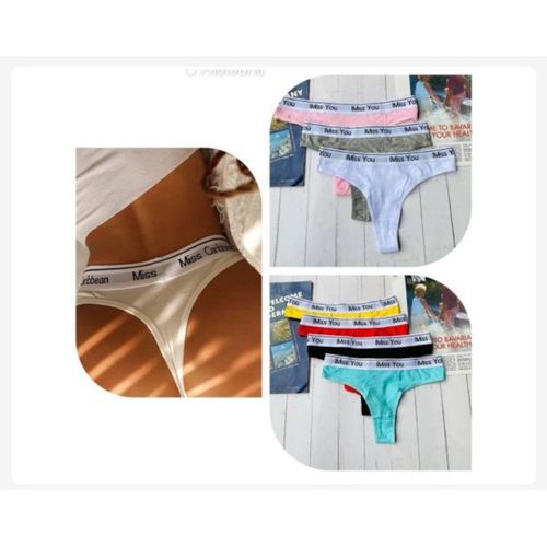 Fashion Cute Cotton Ladies Panties 6pcs