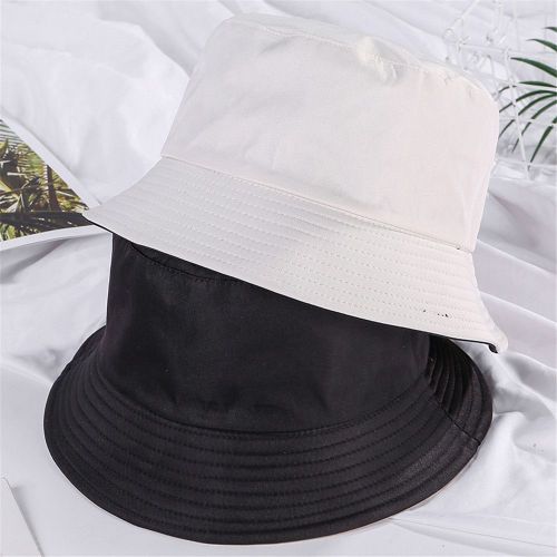 Fashion Double-sided Wearing Cap Solid Color Bucket Hat Men Women Sun Hat  Reversible Fisherman Hat Summer Panama Cap Sun Fishing Gorros